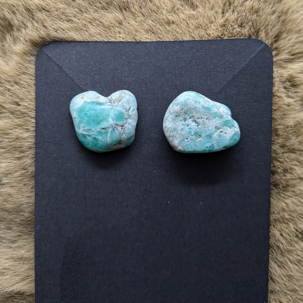 Natural stone earrings